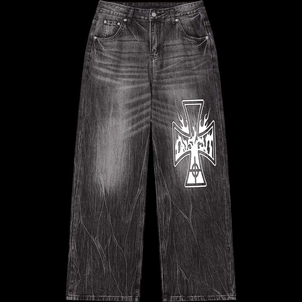 Iron cross Jeans